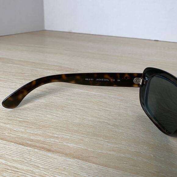 Ray-Ban JACKIE OHH RB4101 710 Cat Eye Tortoise Shell Italy FRAMES ONLY - Picture 4 of 8